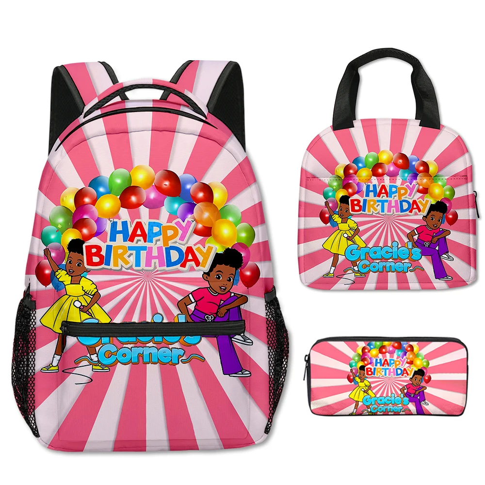 Creative Popular Funny Gracies Corner 3D Printed 3pcs/Set School Bags Travel Notebook Backpack portable Lunch bag Pencil Case
Creative Popular Funny Gracies Corner 3D Printed 3pcs/Set School Bags Travel Notebook Backpack portable Lunch bag Pencil Case