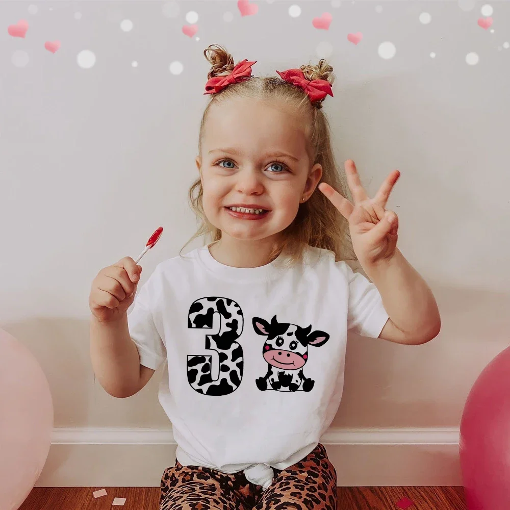 Cow Number Birthday Shirt 1-10 Birthday T-Shirt Wild Tee Girls Party T Shirt Cows Print Clothes Kids Gifts Fashion Tops Tshirt
Cow Number Birthday Shirt 1-10 Birthday T-Shirt Wild Tee Girls Party T Shirt Cows Print Clothes Kids Gifts Fashion Tops Tshirt