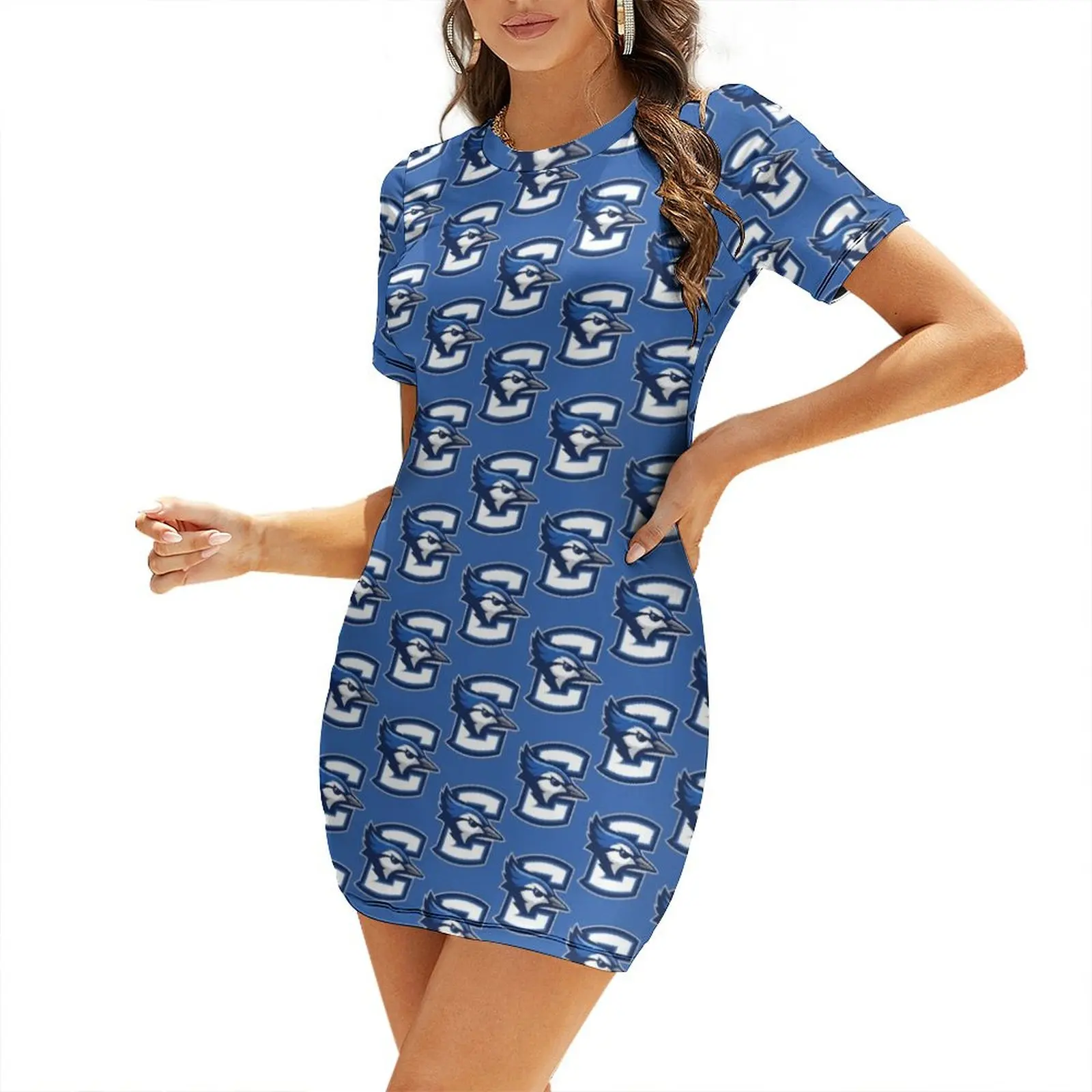 Creighton Bluejays Short Sleeved Dress Bridesmaid dress woman summer woman dress 2025 elegant chic wedding evening dresses
Creighton Bluejays Short Sleeved Dress Bridesmaid dress woman summer woman dress 2025 elegant chic wedding evening dresses