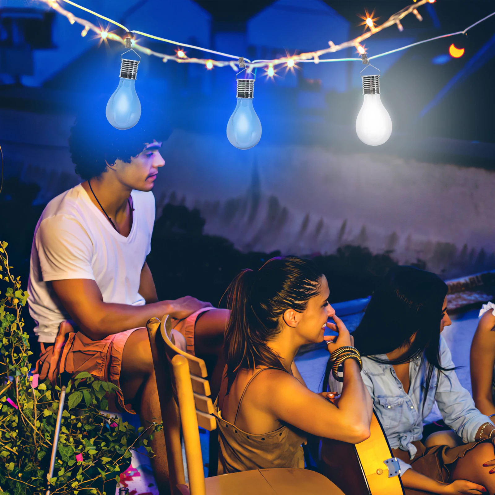 4pcs Solar LED Bulbs Warm White Blue Transparent Waterproof Hanging Lights for Garden Outdoor Camping Hiking Fishing Reading
4pcs Solar LED Bulbs Warm White Blue Transparent Waterproof Hanging Lights for Garden Outdoor Camping Hiking Fishing Reading