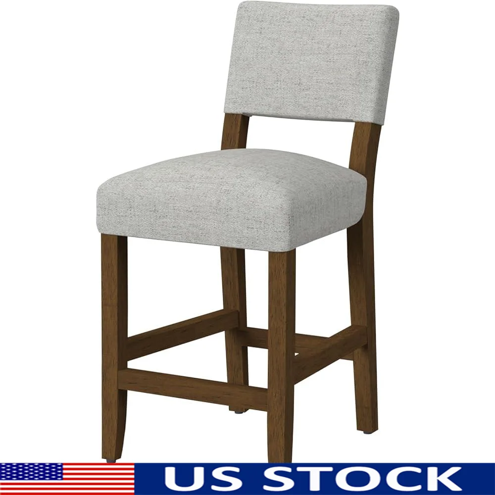 Open Back Counter Stool Dining Room Kitchen Chair Fabric Upholstered Stool Comfortable Seating Durable Wood Frame Easy
Open Back Counter Stool Dining Room Kitchen Chair Fabric Upholstered Stool Comfortable Seating Durable Wood Frame Easy