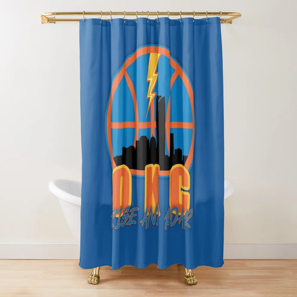 OKC Thunder Rise and Roar Design Shower Curtain Shower For Bathroom Funny Shower Curtain
OKC Thunder Rise and Roar Design Shower Curtain Shower For Bathroom Funny Shower Curtain