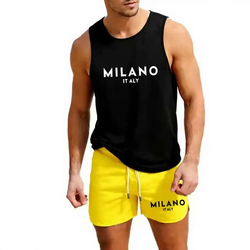 letter print European Size Men Mesh Vest Quick Dry Shorts 2 Piece Sports Set Summer Beach Training Jogging Activewear Outfit
letter print European Size Men Mesh Vest Quick Dry Shorts 2 Piece Sports Set Summer Beach Training Jogging Activewear Outfit