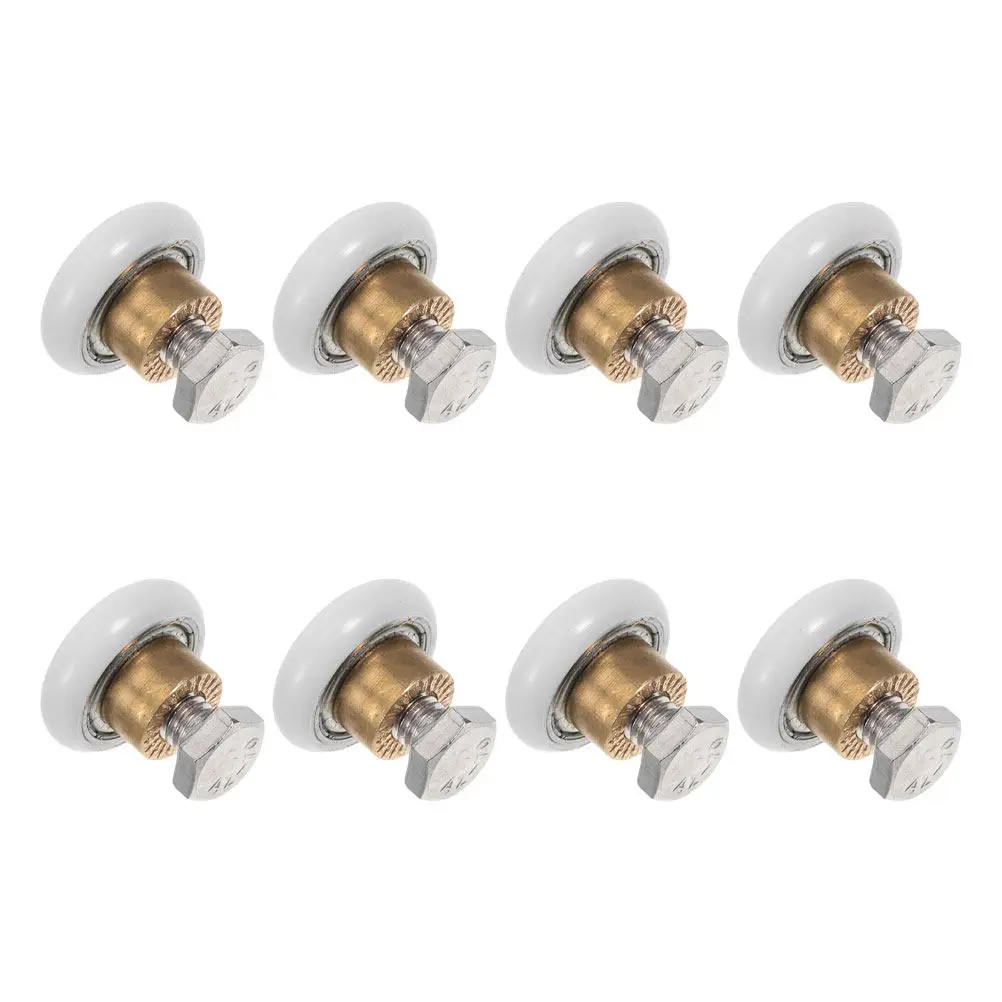8Pcs Sliding Shower Door Rollers Replacement Set High Strength Wheels for Glass Door Quiet Operation Bathroom Hardware Kit
8Pcs Sliding Shower Door Rollers Replacement Set High Strength Wheels for Glass Door Quiet Operation Bathroom Hardware Kit