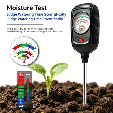 Professional 3-in-1 Soil Testing Meter, Accurate Soil pH Moisture Light Level Detector, Handheld Soil Analyzer for Agriculture G
Professional 3-in-1 Soil Testing Meter, Accurate Soil pH Moisture Light Level Detector, Handheld Soil Analyzer for Agriculture G