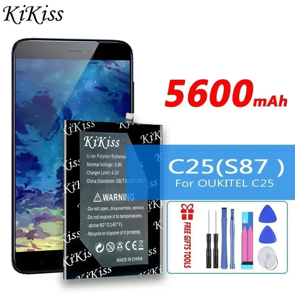 Надежный блок питания для аккумулятора мобильного телефона Oukitel C25 5600 мАч C25 S87
Надежный блок питания для аккумулятора мобильного телефона Oukitel C25 5600 мАч C25 S87