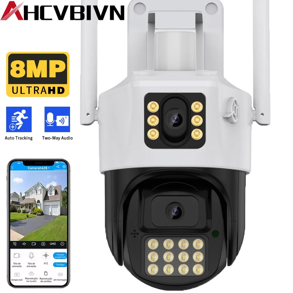 Outdoor 8MP PTZ Camera Outdoor Waterproof Two-way Audio Band Night Vision Human Detection Security CCTV Surveillance Camera
Outdoor 8MP PTZ Camera Outdoor Waterproof Two-way Audio Band Night Vision Human Detection Security CCTV Surveillance Camera