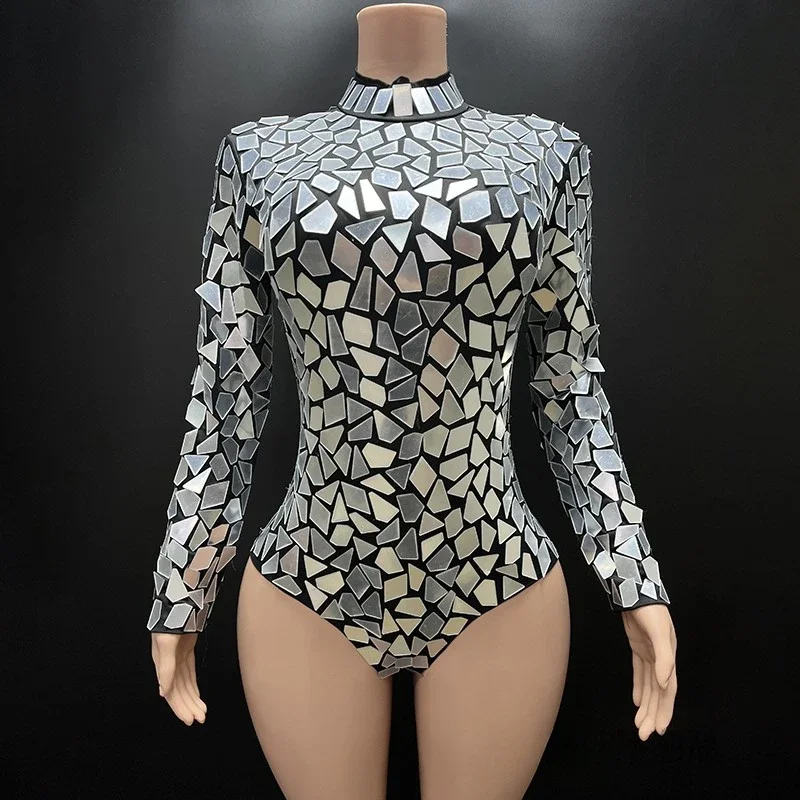 Shining Silver Mirrors Women Jumpsuit New Slim-fit Style Sequin Short Beach Party Stage Costume Birthday Celebrate Sexy Outfit
Shining Silver Mirrors Women Jumpsuit New Slim-fit Style Sequin Short Beach Party Stage Costume Birthday Celebrate Sexy Outfit