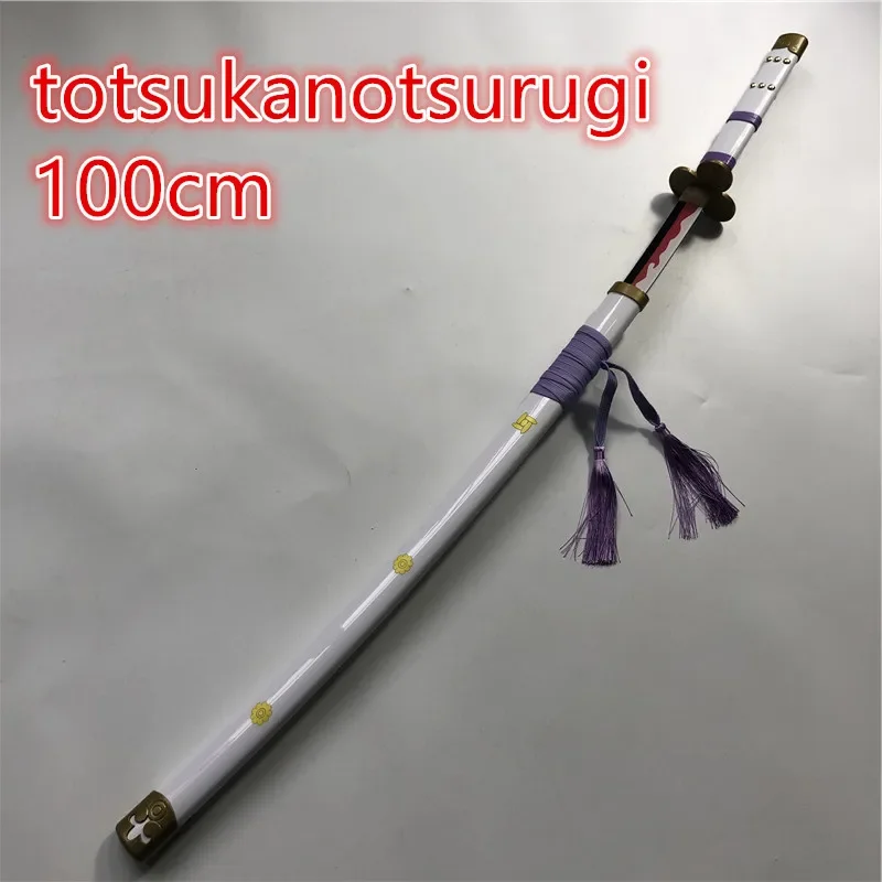 1:1 Anime Cosplay Kozuki Oden Totsukanotsurugi sword Roronoa Zoro Sword Weapon Wood Ninja Knife Samurai Sword Prop Toys 100cm
1:1 Anime Cosplay Kozuki Oden Totsukanotsurugi sword Roronoa Zoro Sword Weapon Wood Ninja Knife Samurai Sword Prop Toys 100cm