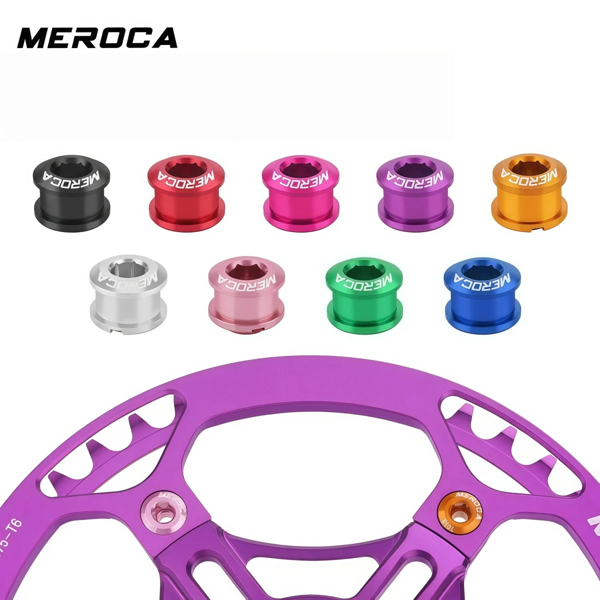 MEROCA SCN01 7075 CNC Aluminum 6.5 mm Single Chainring Bolts For Fixed Gear / Folding / MTB / Road Bike – Ultralight 1.5g / Pcs
MEROCA SCN01 7075 CNC Aluminum 6.5 mm Single Chainring Bolts For Fixed Gear / Folding / MTB / Road Bike – Ultralight 1.5g / Pcs