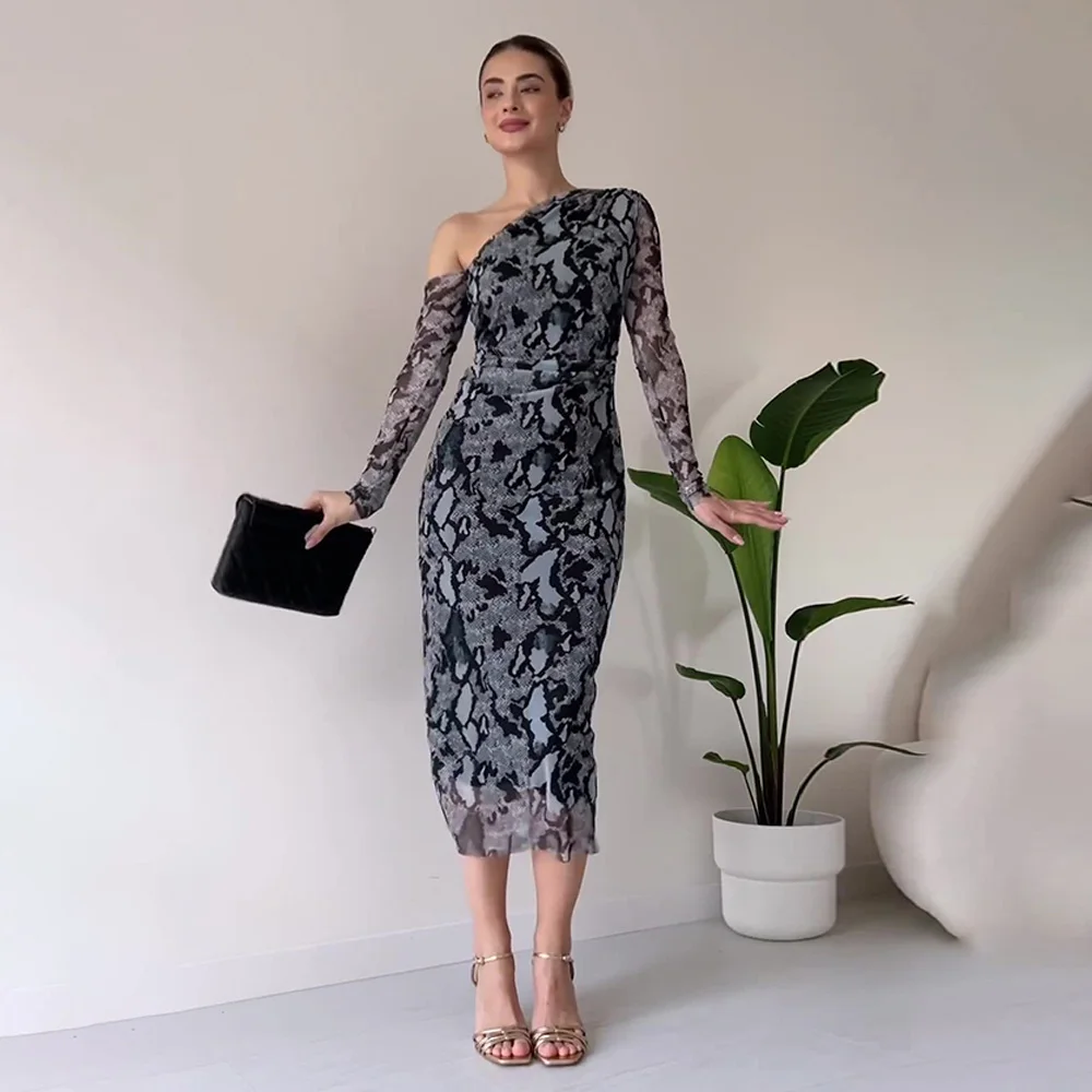 Sexy Women's 2024 Serpentine Print Long Sleeve Slim-fit Hip Wrap Dress High Waist Cocktail Party Bridesmaid Dresses
Sexy Women's 2024 Serpentine Print Long Sleeve Slim-fit Hip Wrap Dress High Waist Cocktail Party Bridesmaid Dresses