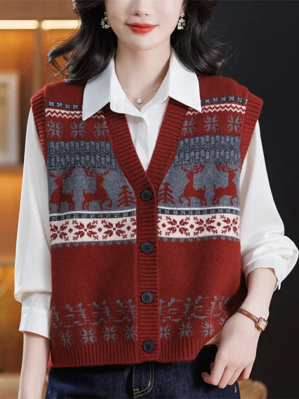 Ретро-кардиган из вязаной шерсти, повседневный, осенне-зимний, модный, теплый, мягкий, с V-образным вырезом, женский топ, повседневная одежда
Ретро-кардиган из вязаной шерсти, повседневный, осенне-зимний, модный, теплый, мягкий, с V-образным вырезом, женский топ, повседневная одежда