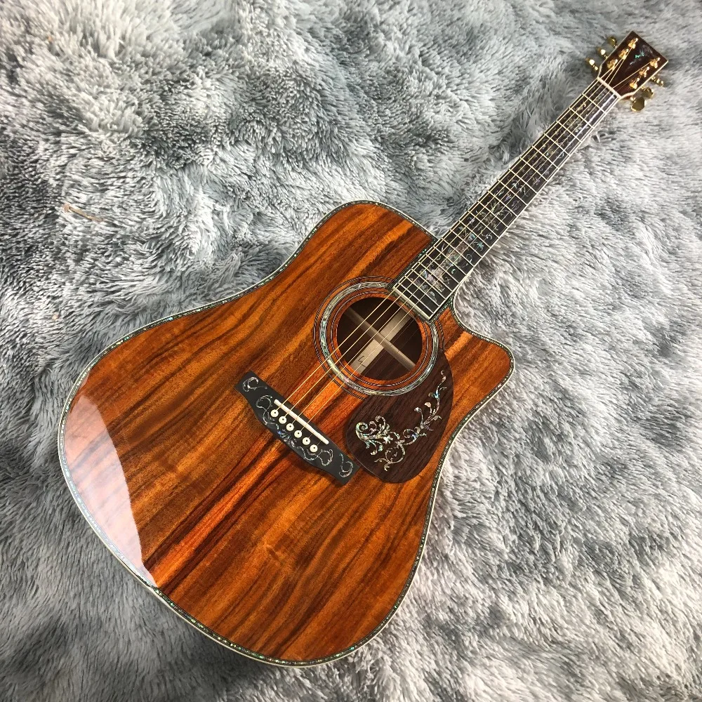 All Koa Wood D45 Acoustic Guitar with Luxury Large Vase Ebony Fingerboard Unique Instruments
All Koa Wood D45 Acoustic Guitar with Luxury Large Vase Ebony Fingerboard Unique Instruments