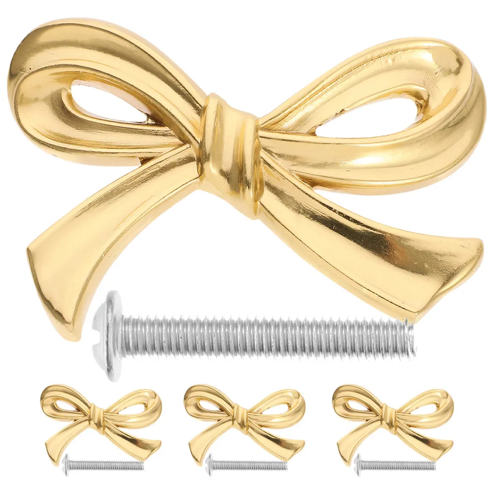 4Pcs Brass Bow Dresser Knobs Gold Finish Bowknot Drawer Pulls for Cabinets Wardrobe Closet Cupboard Kitchen Bathroom Furniture
4Pcs Brass Bow Dresser Knobs Gold Finish Bowknot Drawer Pulls for Cabinets Wardrobe Closet Cupboard Kitchen Bathroom Furniture