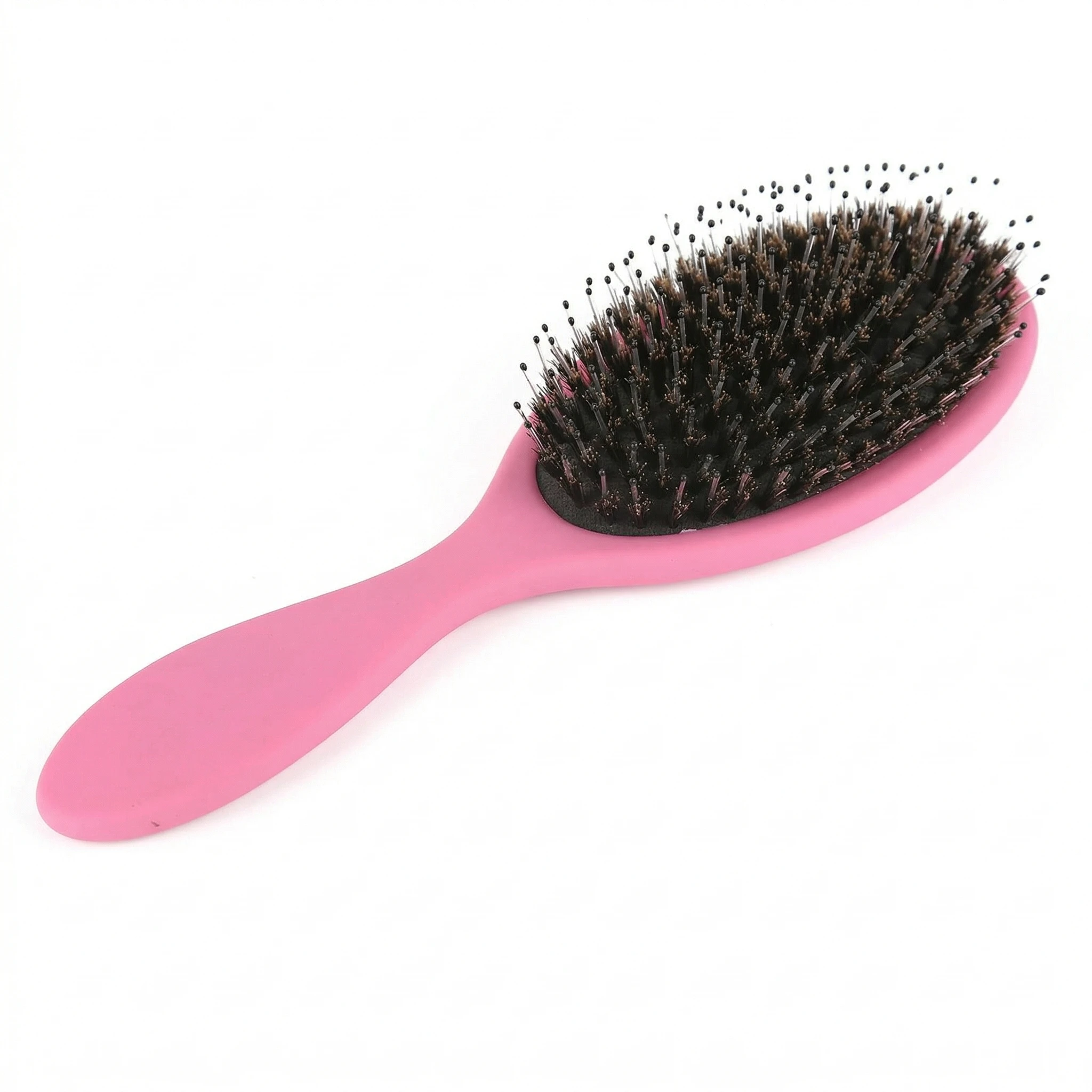 Pink Detangling & Scalp Brush, 22cm Boar Bristle Cushion Brush, Unclogs Follicles, Improves Hair Texture, ABS Handle
Pink Detangling & Scalp Brush, 22cm Boar Bristle Cushion Brush, Unclogs Follicles, Improves Hair Texture, ABS Handle