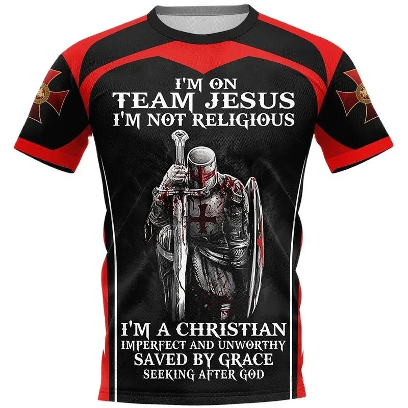 3D Cool Knights Templar Printed T Shirt Order Of The Knights Templar Graphic T-shirts For Men Kid Fashion Short Sleeves Clothing
3D Cool Knights Templar Printed T Shirt Order Of The Knights Templar Graphic T-shirts For Men Kid Fashion Short Sleeves Clothing