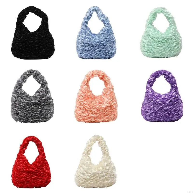 Textured Women's Bag Casual Pleated Handbag Spacious Interior Professional Office Commute Casual Outfit Accessory 547A
Textured Women's Bag Casual Pleated Handbag Spacious Interior Professional Office Commute Casual Outfit Accessory 547A