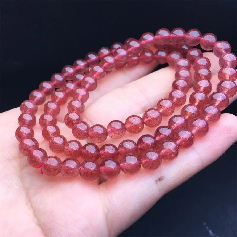 6.5MM Natural Straberry Quartz Bracelet Women Fashion Sweet Reiki Healing Energy Strand Girls Jewelry Gift 1PCS
6.5MM Natural Straberry Quartz Bracelet Women Fashion Sweet Reiki Healing Energy Strand Girls Jewelry Gift 1PCS