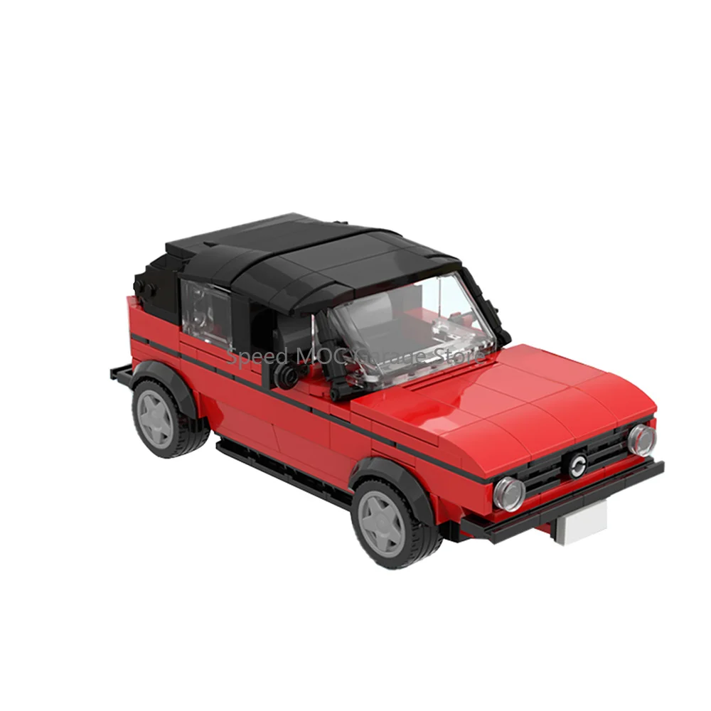 Red Black Vintage European Compact Cabriolet Building Blocks MOC Set, Classic Retro Open Top Small Car Model, DIY Assembly Toy
Red Black Vintage European Compact Cabriolet Building Blocks MOC Set, Classic Retro Open Top Small Car Model, DIY Assembly Toy