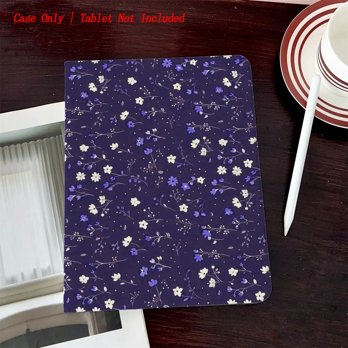 Simple Fresh Book Cover with Pen Slot & Blue Small Flower Print, Auto Sleep/Wake, Fits Multiple Apple Models
Simple Fresh Book Cover with Pen Slot & Blue Small Flower Print, Auto Sleep/Wake, Fits Multiple Apple Models