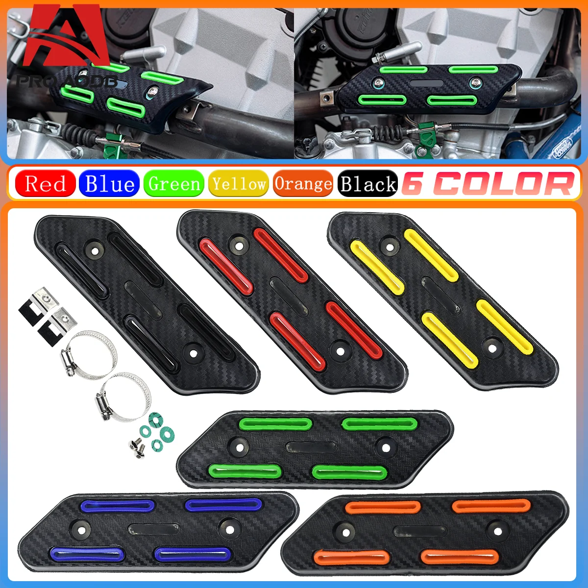 For KTM Honda Yamaha Suzuki Husqvarna Beta Enduro Muffler Anti-Scalding Guard Cover Motorcycle Exhaust Heat Shield Protector
For KTM Honda Yamaha Suzuki Husqvarna Beta Enduro Muffler Anti-Scalding Guard Cover Motorcycle Exhaust Heat Shield Protector