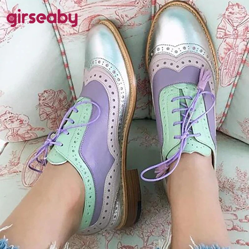 Girseaby 2025 New Design Women Pumps Round Toe Lace Up Thick Heels Bling Mixed Color Plus Size 41 42 43 Leisure Daily Shoes
Girseaby 2025 New Design Women Pumps Round Toe Lace Up Thick Heels Bling Mixed Color Plus Size 41 42 43 Leisure Daily Shoes