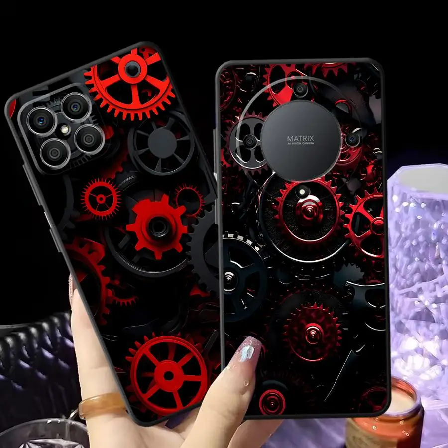Red Gear Mechanism Case for Honor X5b X6 X7 8X Magic5Lite X9a X8 200 400 Lite 70 90 Funda Phone Cover
Red Gear Mechanism Case for Honor X5b X6 X7 8X Magic5Lite X9a X8 200 400 Lite 70 90 Funda Phone Cover