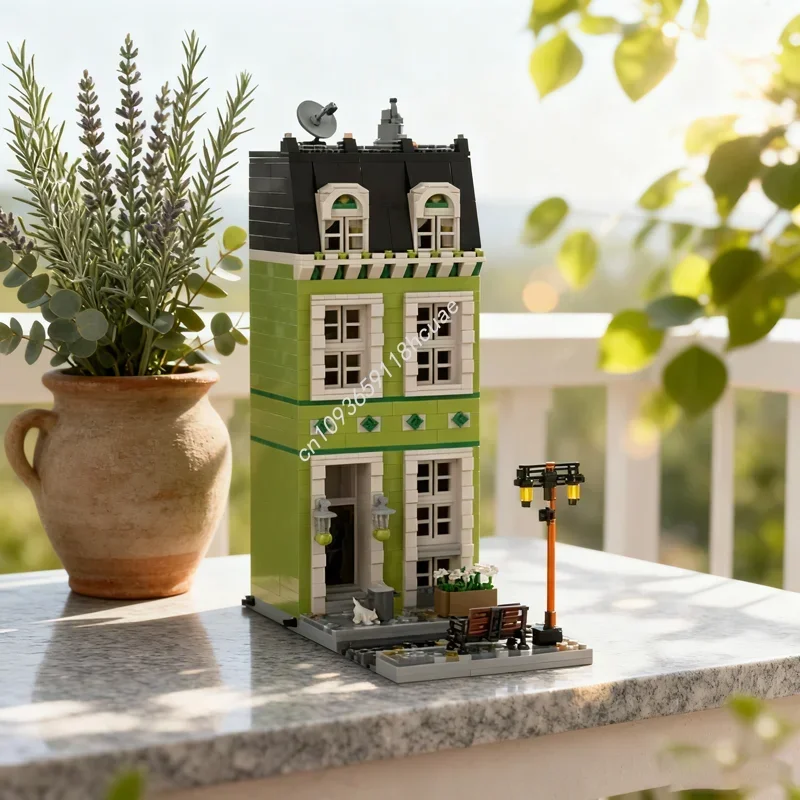 938pcs MOC Modular Lime Modulared Model Building Blocks Construction Assemble DIY Festivals Gift Creative Education Toys Brick
938pcs MOC Modular Lime Modulared Model Building Blocks Construction Assemble DIY Festivals Gift Creative Education Toys Brick