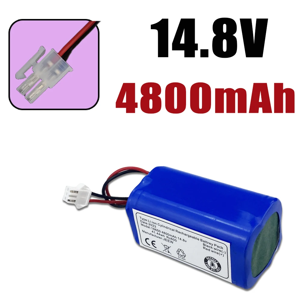 NEW 14.8V 4800mAh Lithium Battery For ILIFE A4 A4s V7 A6 V7s Plus Robot Vacuum Cleaner ILife 4S1P
NEW 14.8V 4800mAh Lithium Battery For ILIFE A4 A4s V7 A6 V7s Plus Robot Vacuum Cleaner ILife 4S1P