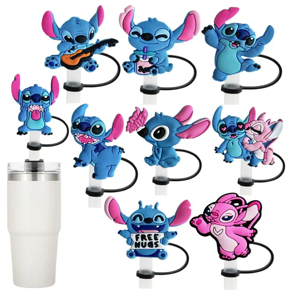 MINISO Stitch Cartoon straw cap, 10MM silicone straw cap, reusable dust and splash-proof straw hat pendant
MINISO Stitch Cartoon straw cap, 10MM silicone straw cap, reusable dust and splash-proof straw hat pendant