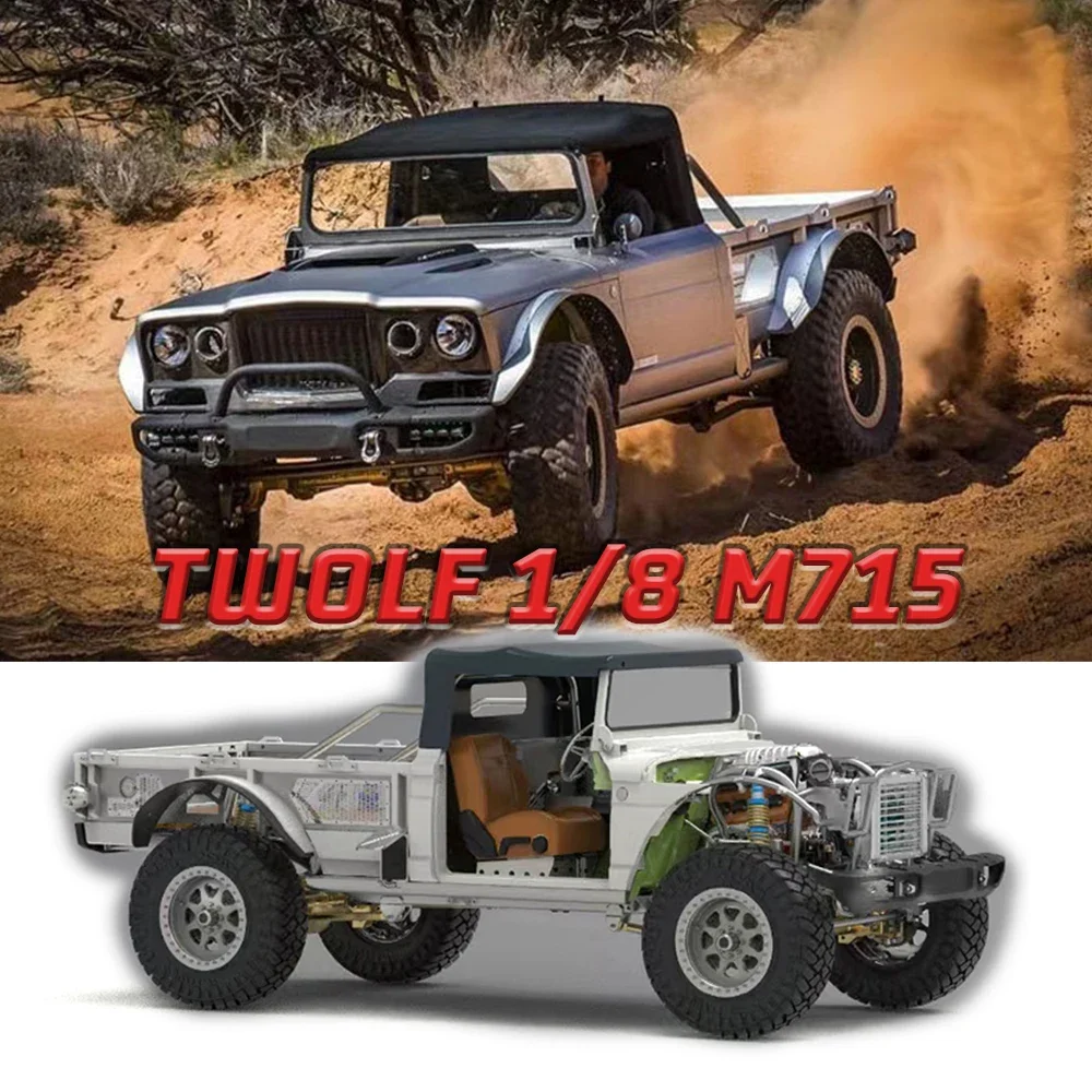 TWOLF 1/8 M715 4WD 4X4 ЧПУ KIT RC Электрический пульт дистанционного управления Модель автомобиля Гусеничный внедорожник Взрослые детские игрушки
TWOLF 1/8 M715 4WD 4X4 ЧПУ KIT RC Электрический пульт дистанционного управления Модель автомобиля Гусеничный внедорожник Взрослые детские игрушки