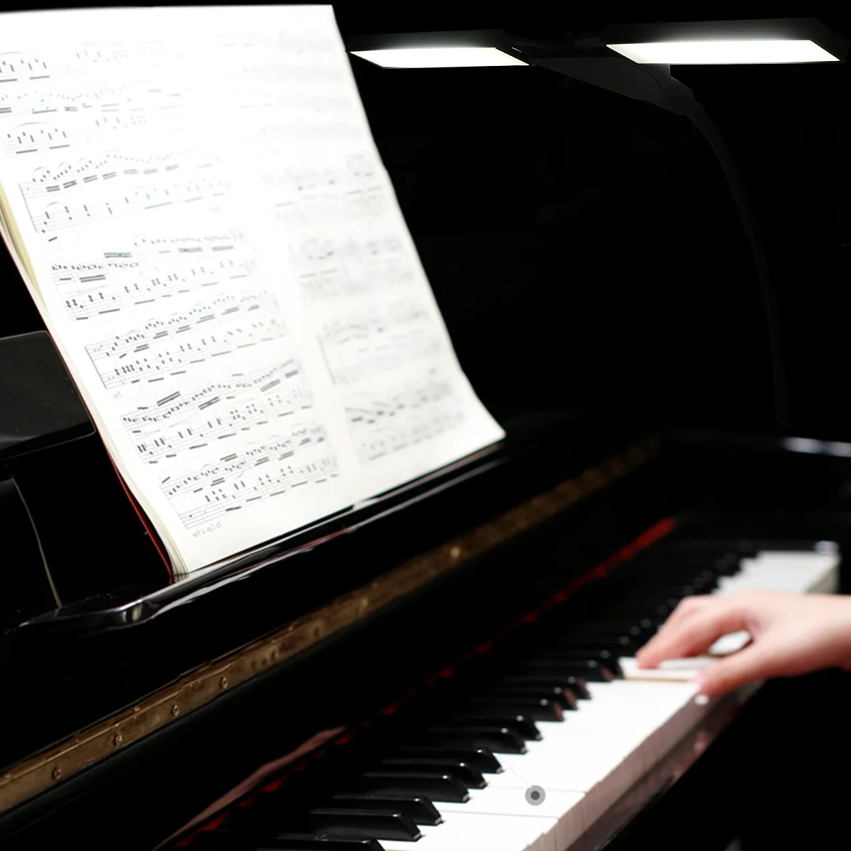 1Pcs LED Adjustable Piano Lamp USB Stand Light Eye Protect Color Temperature Touch on Lamp 
1Pcs LED Adjustable Piano Lamp USB Stand Light Eye Protect Color Temperature Touch on Lamp