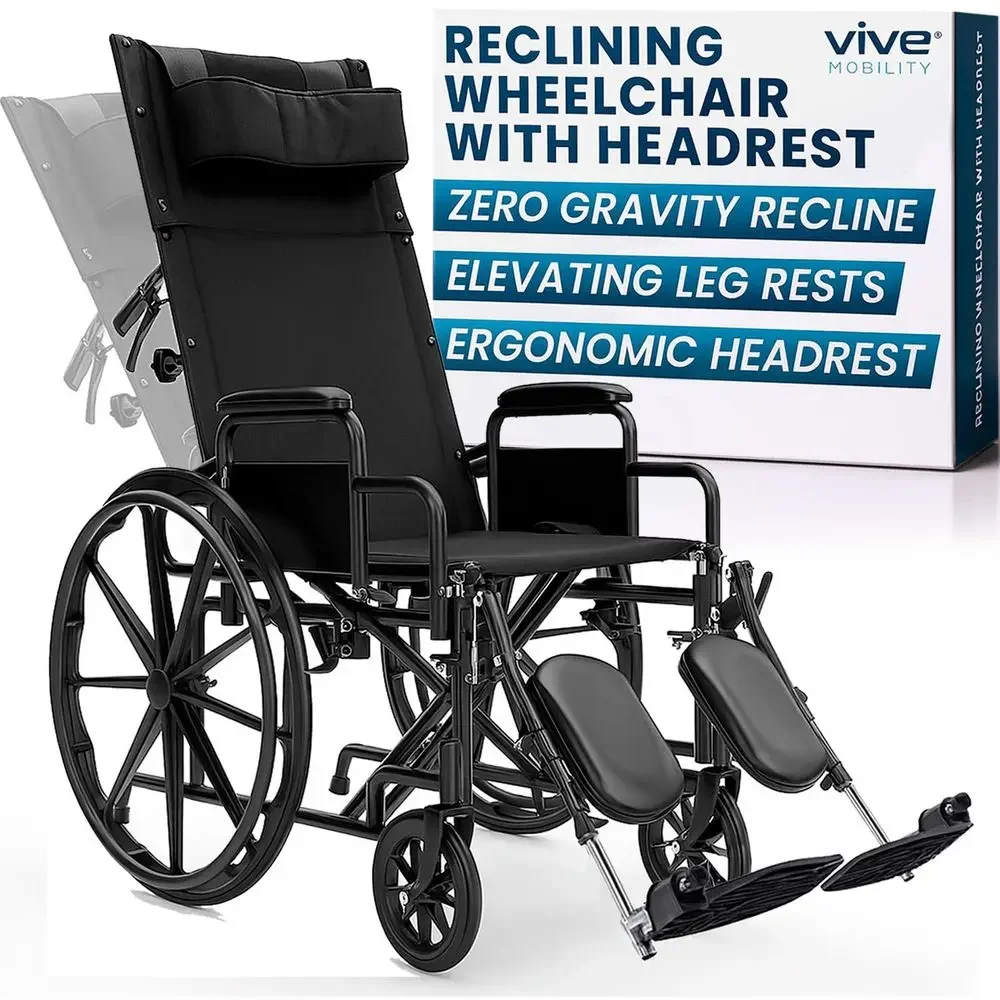 Reclining Wheelchair with Elevating Leg Rests Heavy Duty Recliner Wheel Chair for Seniors amp Adults Wide 18 Seat, up to 300lbs
Reclining Wheelchair with Elevating Leg Rests Heavy Duty Recliner Wheel Chair for Seniors amp Adults Wide 18 Seat, up to 300lbs