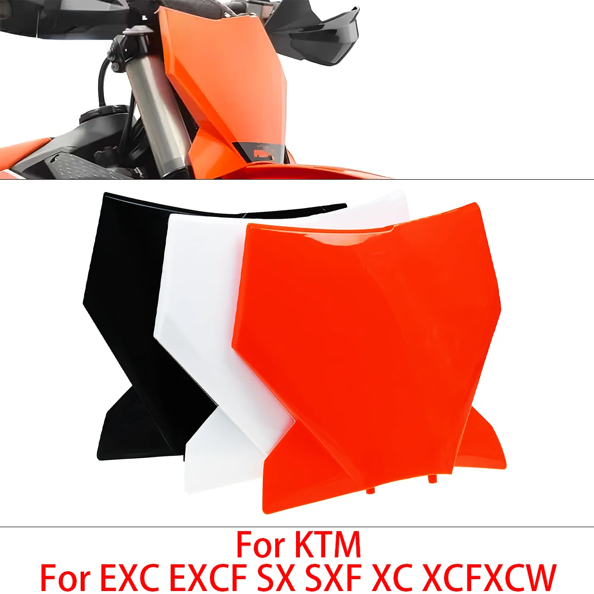 For KTM 2023-2024 125-500ccFrontLicensePlateGuard-FitsSXSXFXCXCFXCWXCFWEXC Heavy-DutyPlasticProtectorforMotocross&Off-RoadRiders
For KTM 2023-2024 125-500ccFrontLicensePlateGuard-FitsSXSXFXCXCFXCWXCFWEXC Heavy-DutyPlasticProtectorforMotocross&Off-RoadRiders