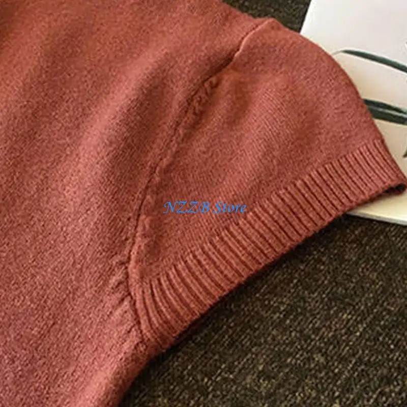 T21F Women Half Turtleneck Knitted Shirt T-shirt Fashion Short Sleeves T-shirt
T21F Women Half Turtleneck Knitted Shirt T-shirt Fashion Short Sleeves T-shirt