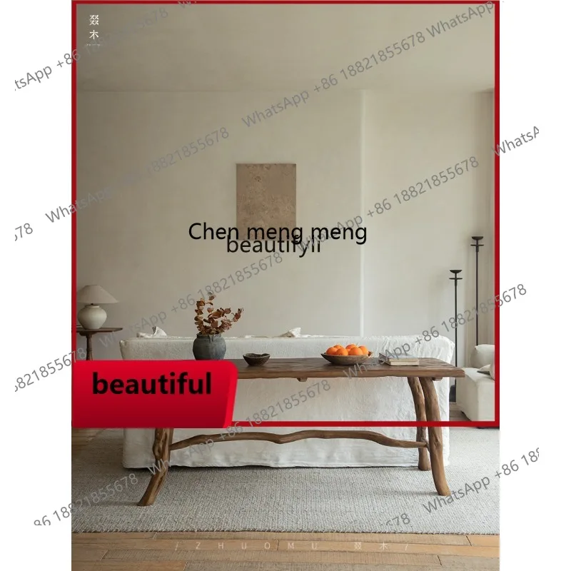 X Weathered Wood Creative Old Wood Dining Table Old Elm Tea Table Solid Wood Desk a Long Narrow Table Silent Style furniture
X Weathered Wood Creative Old Wood Dining Table Old Elm Tea Table Solid Wood Desk a Long Narrow Table Silent Style furniture