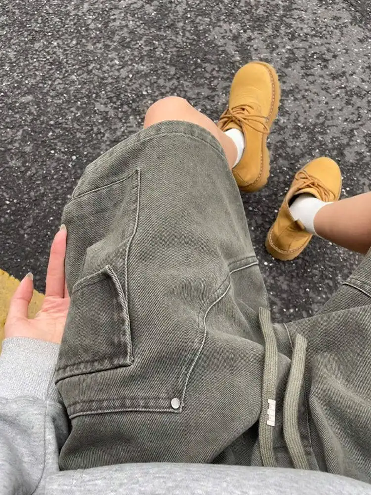 American Style Pure Cotton Straight Leg Pants Summer Men's Loose Washed Vintage Workwear Five-Quarter Casual Logging Shorts
American Style Pure Cotton Straight Leg Pants Summer Men's Loose Washed Vintage Workwear Five-Quarter Casual Logging Shorts