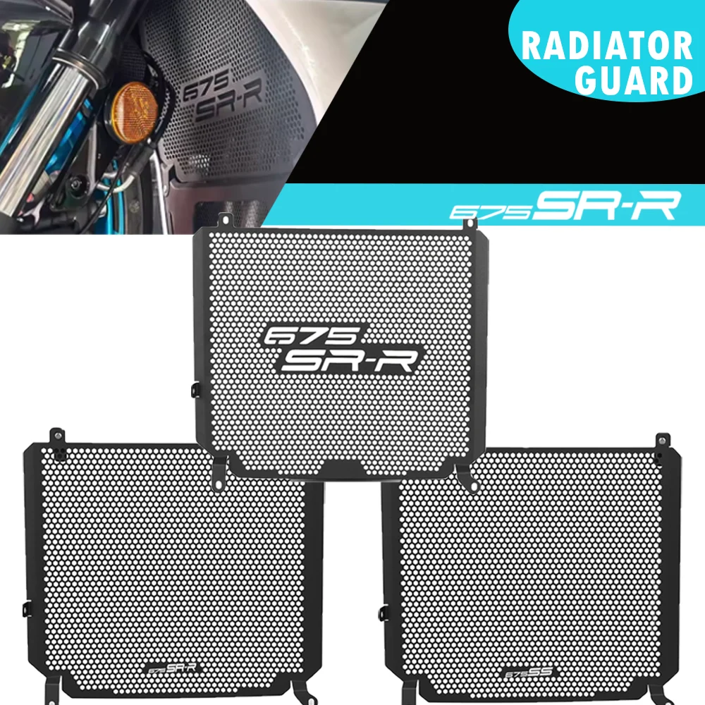 CNC Aluminum Motorcycle Radiator Guard Protection Grille Cover Accessories 675SR SS For CFMOTO CF MOTO 675SR-R 675SR R 2024-2026
CNC Aluminum Motorcycle Radiator Guard Protection Grille Cover Accessories 675SR SS For CFMOTO CF MOTO 675SR-R 675SR R 2024-2026