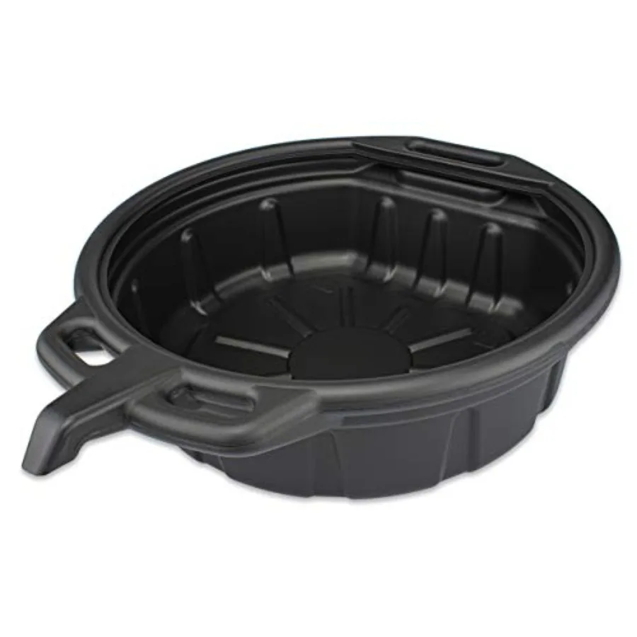 20762A Oil Drain Pan with Black Plastic AntiSplash Design for Efficient Motor Oil Drip Catching 2 Gallon 8L HighCapacity Storag
20762A Oil Drain Pan with Black Plastic AntiSplash Design for Efficient Motor Oil Drip Catching 2 Gallon 8L HighCapacity Storag