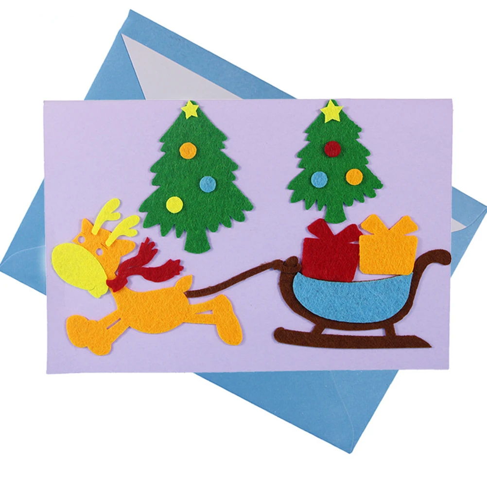 DIY Greeting Card Material Package Kids Christmas Cards Craft Supplies Paper Envelopes Included Safe Eco Friendly Learning
DIY Greeting Card Material Package Kids Christmas Cards Craft Supplies Paper Envelopes Included Safe Eco Friendly Learning