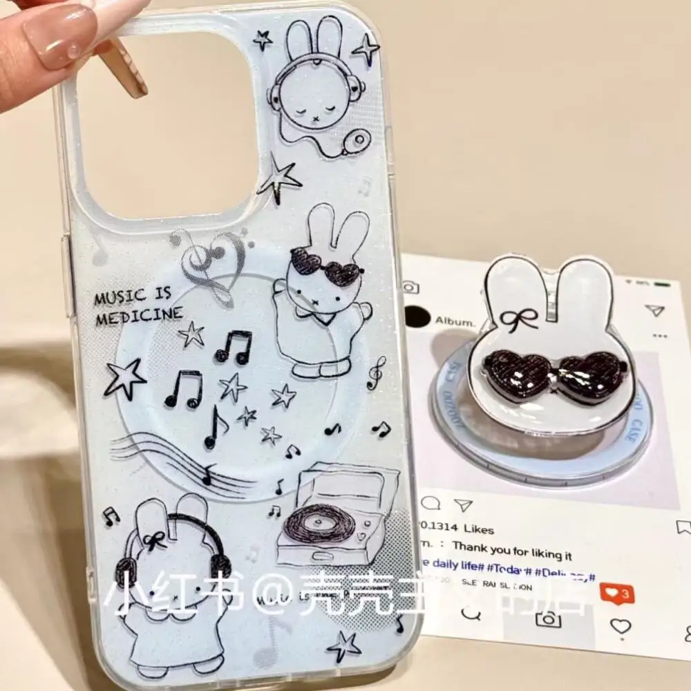 Miffy Phone Case Kawaii Sunglasses Miffy Rabbit Cartoon Phone Case Suitable for Iphone 15 Pro Double-Layer Anti-Fall
Miffy Phone Case Kawaii Sunglasses Miffy Rabbit Cartoon Phone Case Suitable for Iphone 15 Pro Double-Layer Anti-Fall