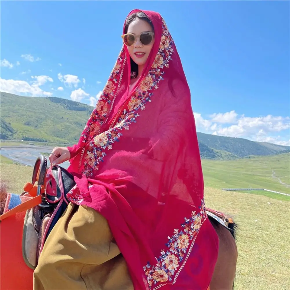 Retro Printing Shawl Ethnic Style Scarf Bohemia Neck Wrap Large Shawl Neck Wraps Scarf Accessories Embroidery Flower Scarf Women
Retro Printing Shawl Ethnic Style Scarf Bohemia Neck Wrap Large Shawl Neck Wraps Scarf Accessories Embroidery Flower Scarf Women