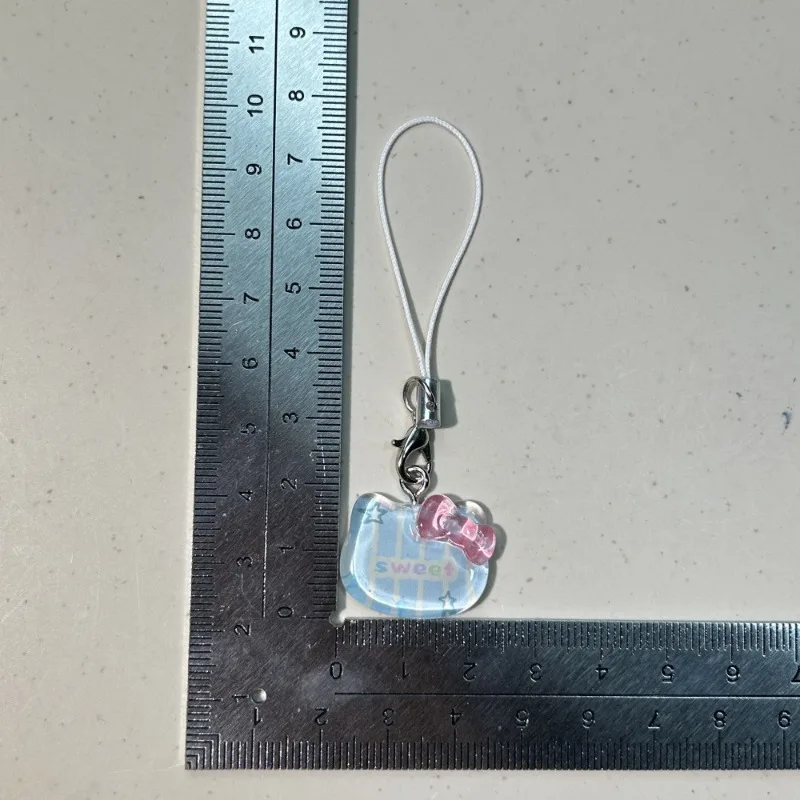 5pcs Hello Kitty Pendant Ice Transparent Grid Pattern Rope Transparent Color Cat Student Bag Decoration Best Gift Accessories
5pcs Hello Kitty Pendant Ice Transparent Grid Pattern Rope Transparent Color Cat Student Bag Decoration Best Gift Accessories