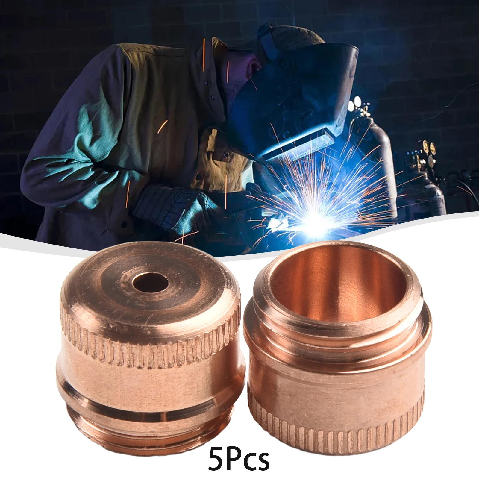 5 Pcs Plasma Cutter Consumables Shield Cup 9-8239 Thermal Dynamics SL60/SL100 A120 Plasma Cutting Torch Cap Welder Supplies
5 Pcs Plasma Cutter Consumables Shield Cup 9-8239 Thermal Dynamics SL60/SL100 A120 Plasma Cutting Torch Cap Welder Supplies