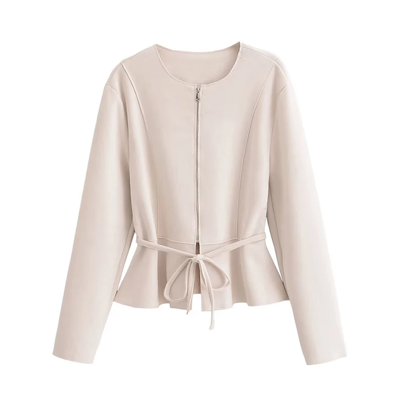 YENKYE High Street Women With Peplum Hem Faux Suede Jacket Coat Long Sleeve O Neck Female Autumn Outerwear Chic Lady Outfits
YENKYE High Street Women With Peplum Hem Faux Suede Jacket Coat Long Sleeve O Neck Female Autumn Outerwear Chic Lady Outfits