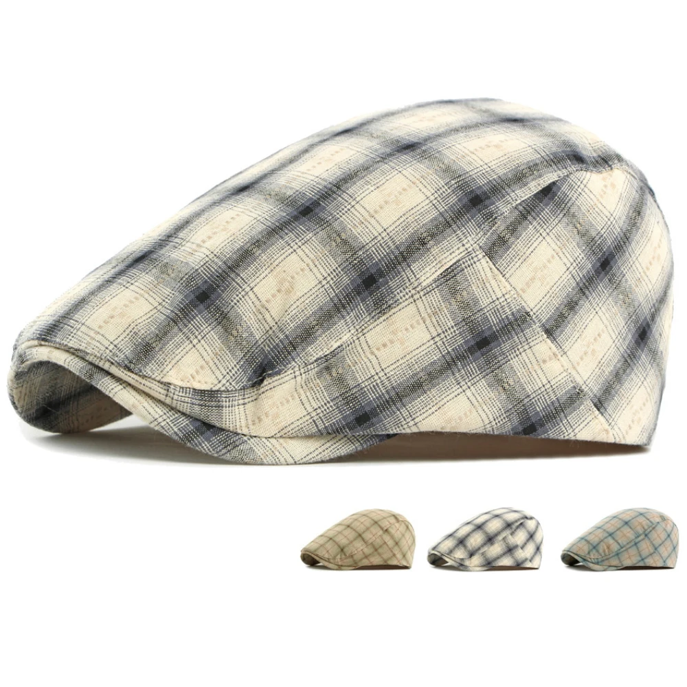 HT5056 Mens Berets Women New Spring Summer Sun Cap Artist Painter Beret Hat Male Female Ivy Flat Cap Adjustable Plaid Beret Caps
HT5056 Mens Berets Women New Spring Summer Sun Cap Artist Painter Beret Hat Male Female Ivy Flat Cap Adjustable Plaid Beret Caps
