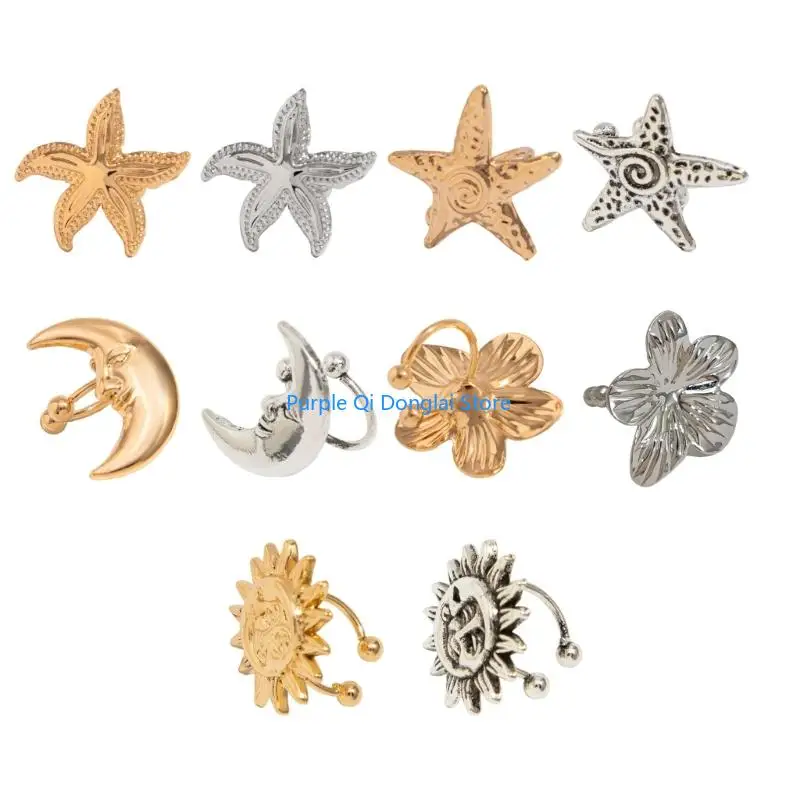 L21E Ear Cuff Flower Women Jewelry Sun Comfortable Ear Clip Moon Ear Jewelry Party Ear Clip Casual Ear Accessory
L21E Ear Cuff Flower Women Jewelry Sun Comfortable Ear Clip Moon Ear Jewelry Party Ear Clip Casual Ear Accessory