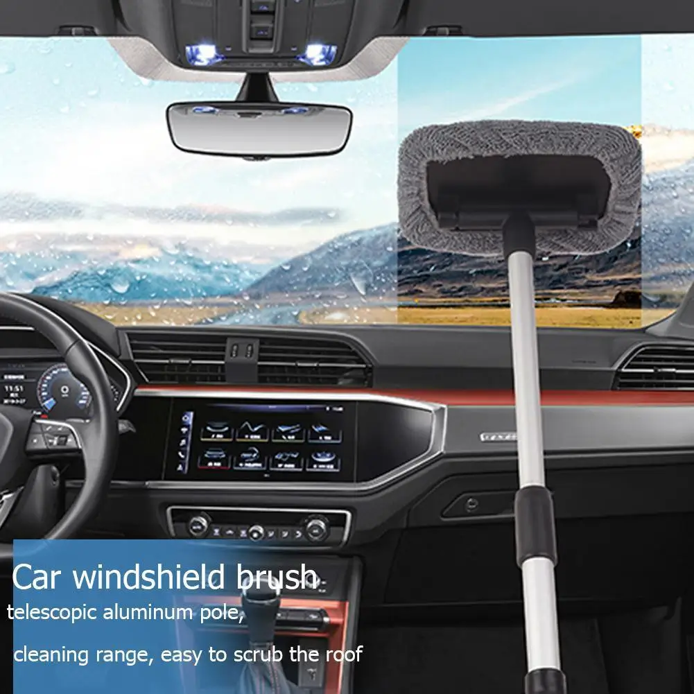 Telescopic Microfiber Car Window Cleaner Brush Windshield Wiper Cleaning Tool
Telescopic Microfiber Car Window Cleaner Brush Windshield Wiper Cleaning Tool