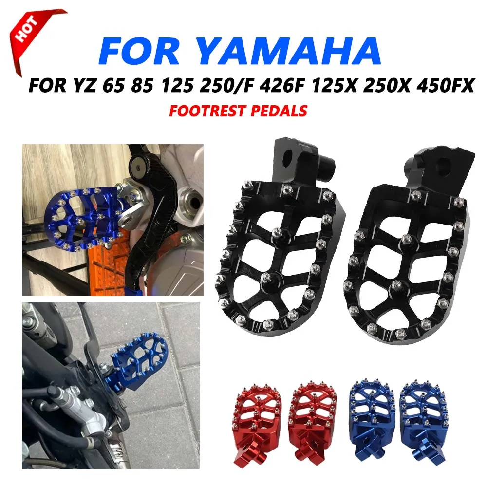 For Yamaha YZ 65 85 125 250 250F 426F 450F 125X 250X 250FX 450FX WR 250F 400F 426F 450F 250R 250X Footrest Pedals Foot Pegs
For Yamaha YZ 65 85 125 250 250F 426F 450F 125X 250X 250FX 450FX WR 250F 400F 426F 450F 250R 250X Footrest Pedals Foot Pegs