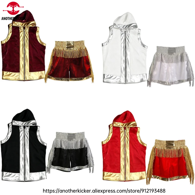 Boxing Hoodie Jacket Matching Shorts Set Men Women Kids Zip Hooded Sweatshirt Training Workout Muay Thai MMA Fighting Tracksuit
Boxing Hoodie Jacket Matching Shorts Set Men Women Kids Zip Hooded Sweatshirt Training Workout Muay Thai MMA Fighting Tracksuit